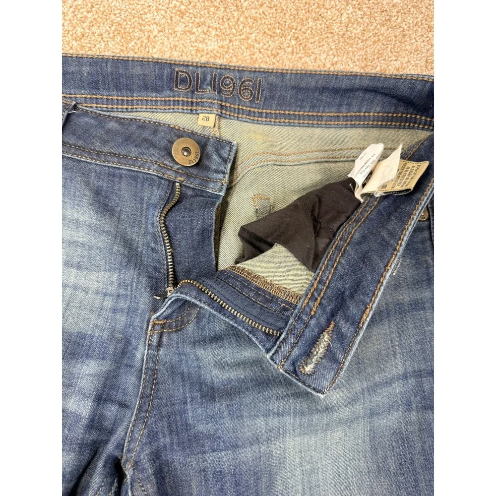 DL1961 Premium Denim‎ Skinny Jeans Medium Wash Blue 28 Mid Rise Stretch Slim Fit